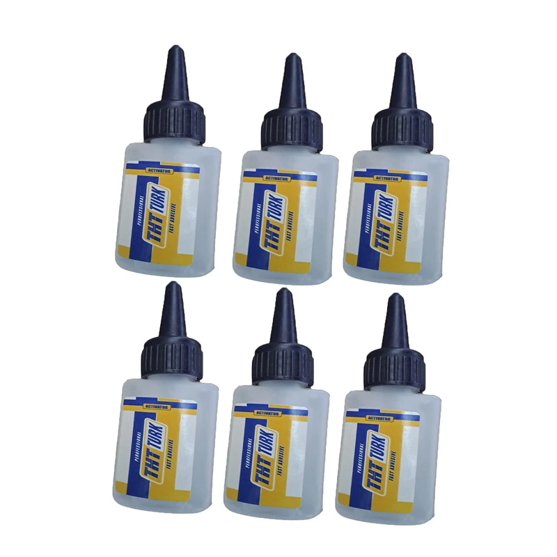 چسب مایع 123 تی اچ تی ترک مدل TH-25 وزن 25 گرم بسته 6 عددی