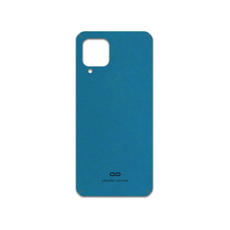 برچسب پوششی ماهوت مدل Blue-Leather مناسب برای گوشی موبایل سامسونگ Galaxy F22