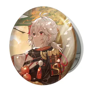 آینه جیبی خندالو طرح بازی گنشین ایمپکت Genshin Impact مدل تاشو کد 24619 