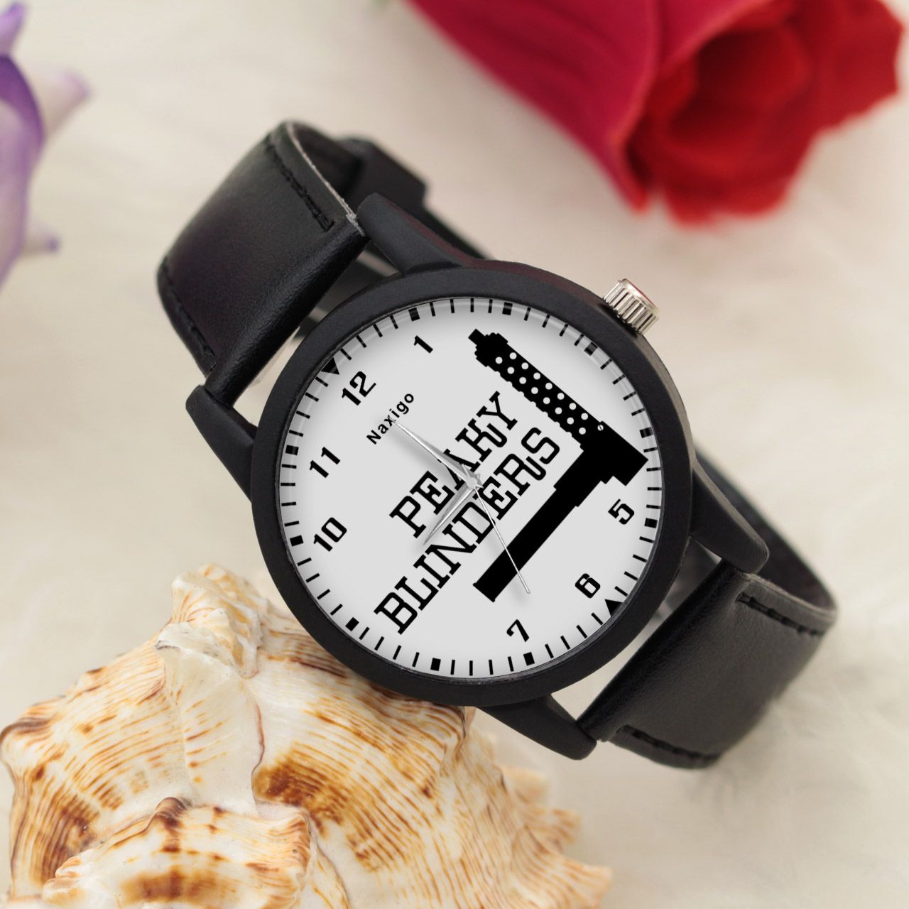 ساعت مچی عقربه ای ناکسیگو طرح پیکی بلایندرز کد LF4221 -  - 4