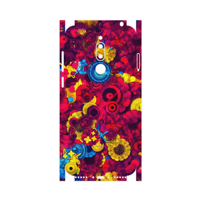برچسب پوششی ماهوت مدل Vector Flower Garden Digital Art-FullSkin مناسب برای گوشی موبایل میزو M6T