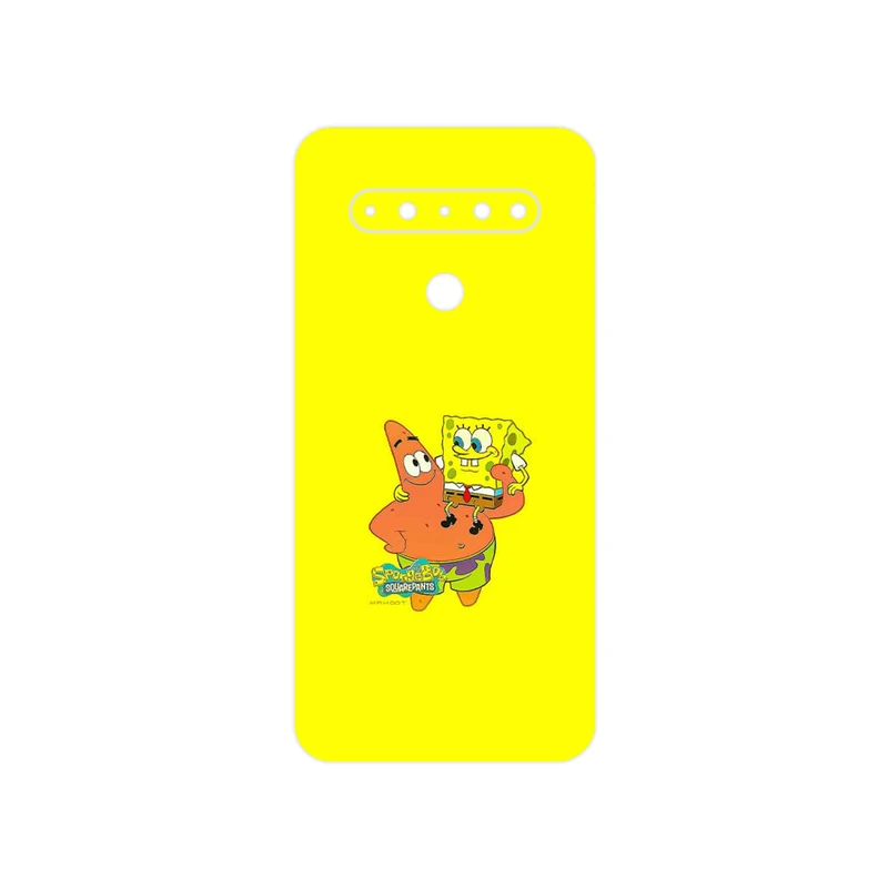 برچسب پوششی ماهوت مدل SpongeBob SquarePants مناسب برای گوشی موبایل ال جی K61
