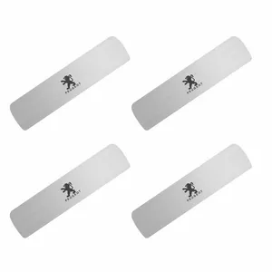 قاب دستگیره درب خودرو مدل استیل 01 مناسب برای پژو بسته 4 عددی