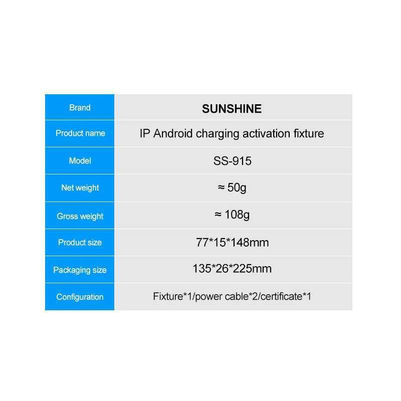 کیت تستر و شارژ باتری سانشاین مدل SS-915