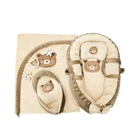 سرویس خواب پنج تکه نوزاد مدل گارد دار طرح تدی ساده