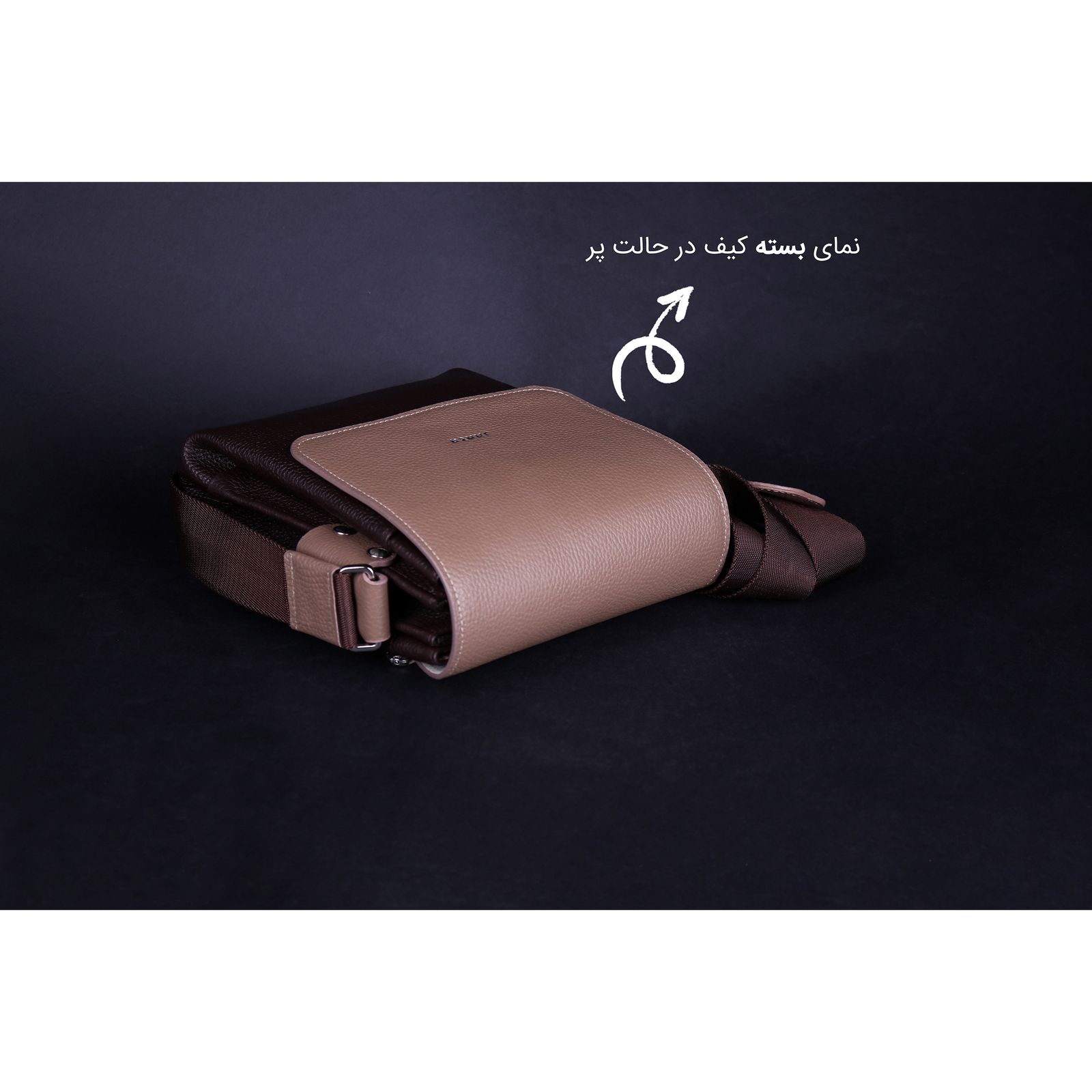 کیف رودوشی چرم جانتا مدل D012 -  - 17