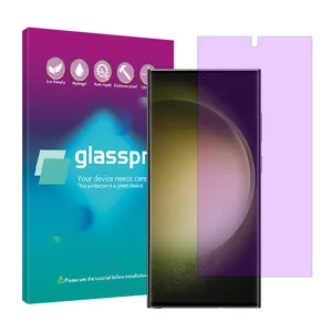 Glass Pro Resistant model anti-violet screen protector suitable for Samsung Galaxy S23 Ultra mobile phone