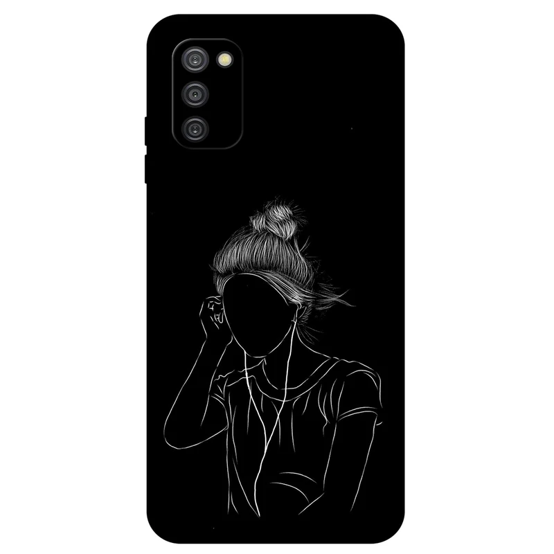 کاور مگافون طرح مینیمال مدل 1858 مناسب برای گوشی موبایل سامسونگ Galaxy A03S         