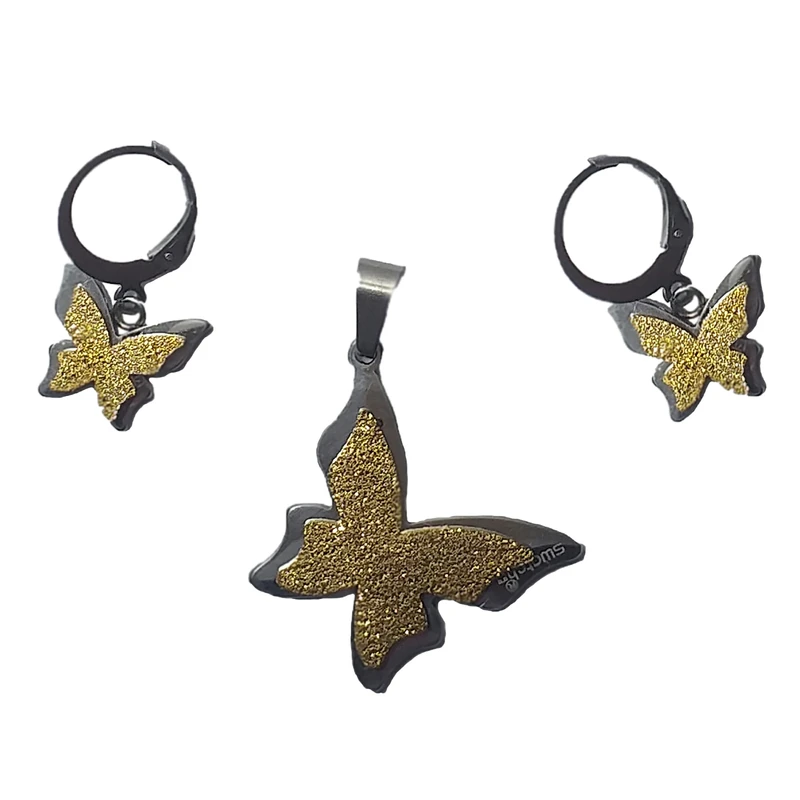 نیم ست دخترانه مدل پروانه کد sw2