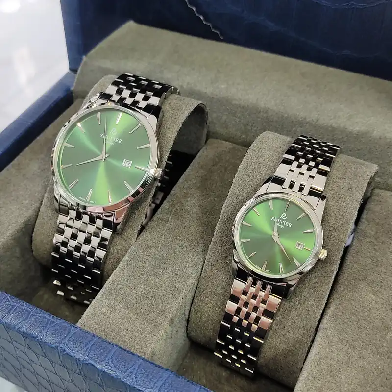 ست ساعت مچی عقربه ای زنانه و مردانه شوپیر مدل GL206A004