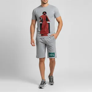 ست تی شرت و شلوارک مردانه مدل بازی مرکب A04