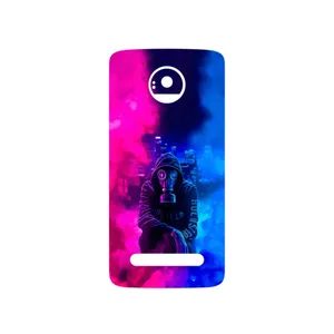 MAHOOT Smoke Rainbow Digital Art 2 Cover Sticker for Motorola Moto Z2 Play