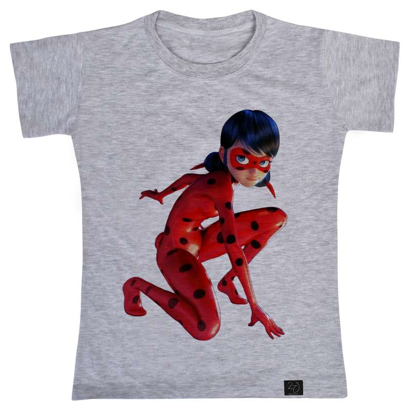 تی شرت آستین کوتاه دخترانه 27 مدل دختر کفشدوزکی کد W34