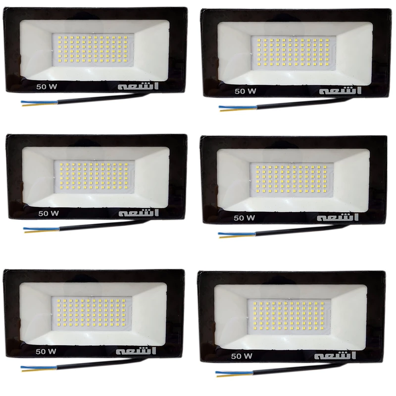پروژکتور ال ای دی 50 وات اشعه مدل out door بسته شش عددی