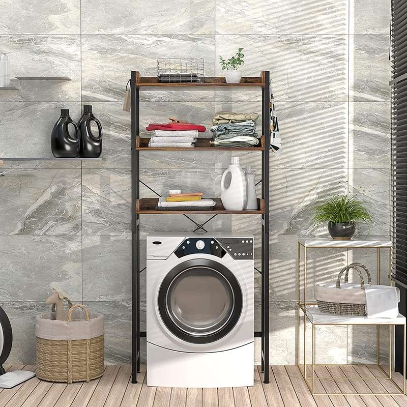 شلف دیواری دیزم مدل SLF_B100_62_BRN