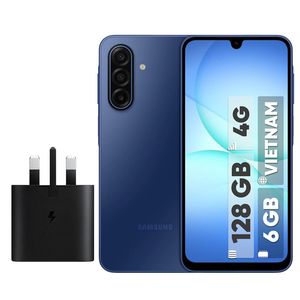 گوشی موبایل سامسونگ مدل Galaxy A17 4G دو سیم کارت ظرفیت 128 گیگابایت و رم 6 گیگابایت - ویتنام به همراه شارژر 25 وات سامسونگ