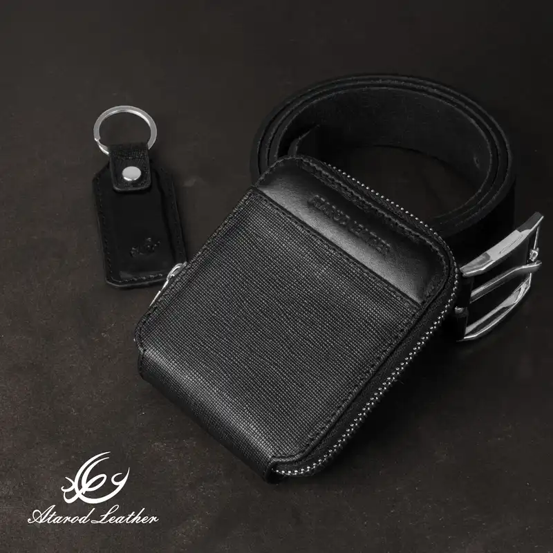 ست هدیه چرم عطارد مدل چرم طبیعی کد A70