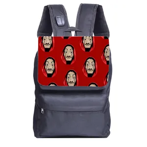 کوله پشتی طرح سریال Money Heist خانه کاغذی on10