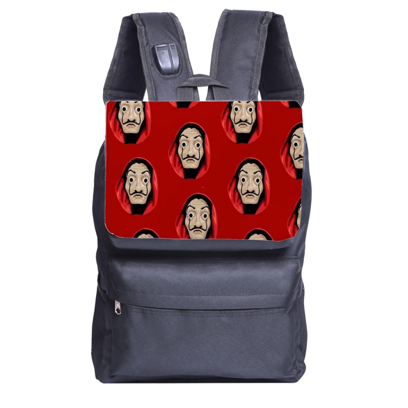 کوله پشتی طرح سریال Money Heist خانه کاغذی on10