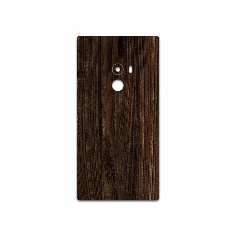 برچسب پوششی ماهوت مدل Dark Walnut Wood مناسب برای گوشی موبایل شیائومی Mi Mix