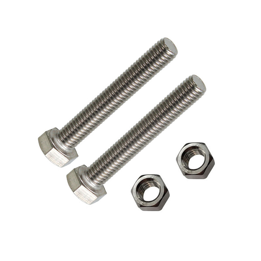 پیچ و مهره مدل Hex-12-100 مجموعه 4 عددی