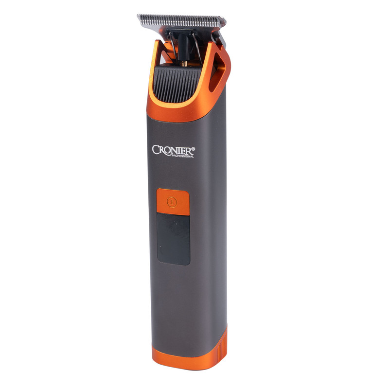 ماشین اصلاح موی سر و صورت کرونیر مدل CR-9860، اصلاح به صورت صفر زن، خط زن، منبع انرژی کابل USB، تکنولوژی اصلاح به صورت تریمر، مدت زمان شارژ 150 دقیقه و مدت زمان استفاده پس از شارژ 120 دقیقه، به همراه سه عدد شانه، روغن، برس تمیز کننده، محافظ و کابل شارژر