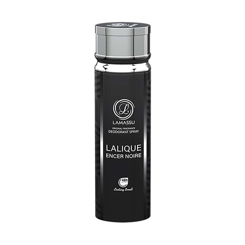 اسپری خوشبو کننده بدن مردانه لاماسو مدل Lalique encer noire حجم 200 میلی لیتر اسپری خوشبو کننده بدن مردانه لاماسو مدل Lalique encer noire حجم 200 میلی لیتر