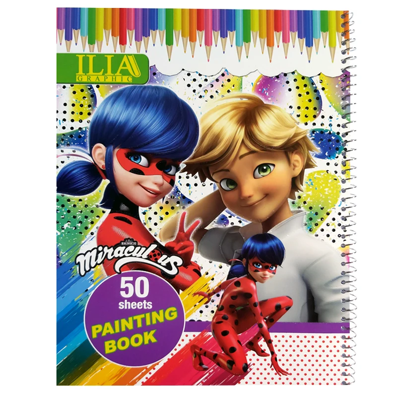 دفتر نقاشی 50 برگ سیمی ایلیا گرافیک کد 51