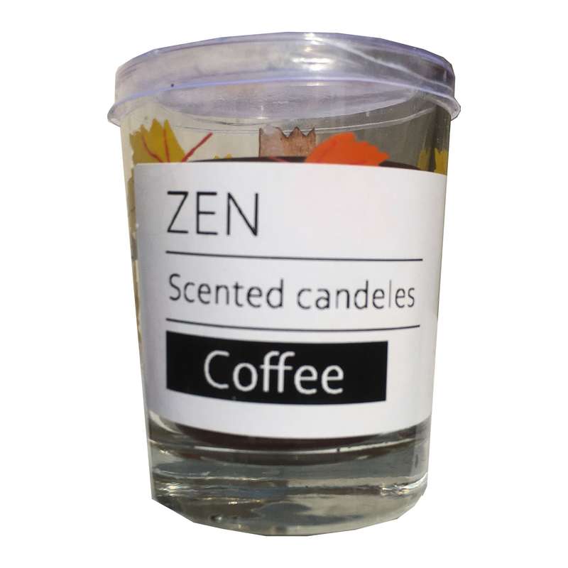 شمع لیوانی ذن مدل قهوه کد ZEN.015