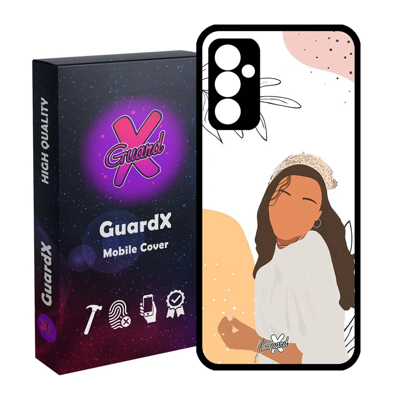 کاور گارد ایکس طرح دختر مدل Glass10367 مناسب برای گوشی موبایل سامسونگ Galaxy A34 / A34 5G