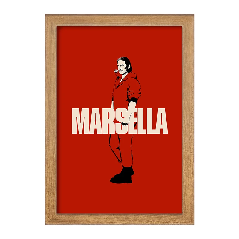 تابلو خندالو مدل مارسلا سریال خانه ی کاغذی کد F1716