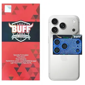 Buff Diamond Metal Shield Protector For Apple iPhone 17 Pro