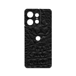 MAHOOT Black-Crocodile-Leather Cover Sticker for Motorola Edge 50 Pro