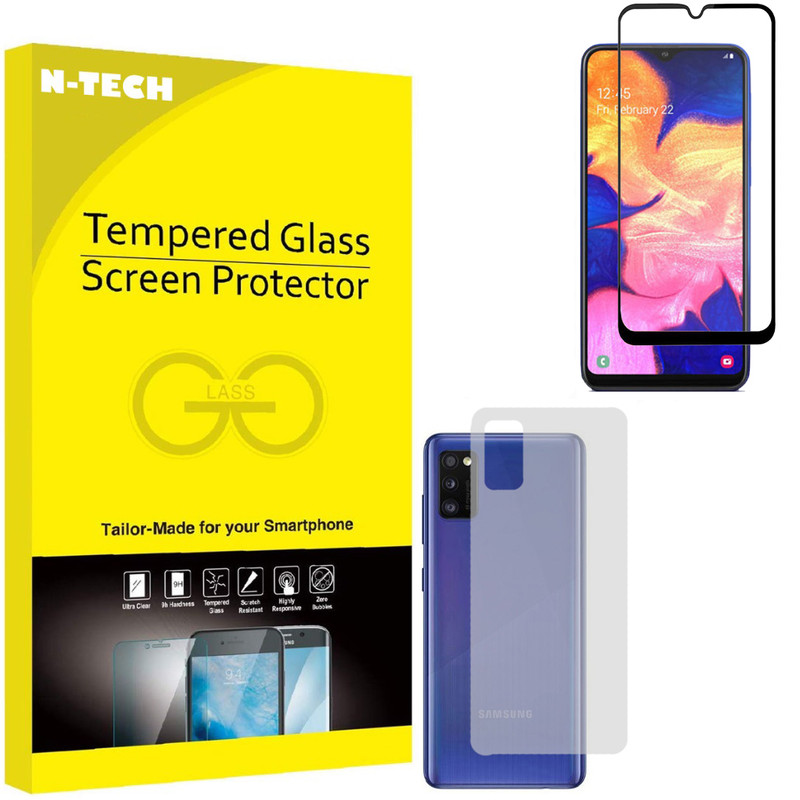  محافظ صفحه نمایش انتک مدل FUBKM-01 مناسب برای گوشی موبایل سامسونگ Galaxy A42 به همراه محافظ پشت گوشی 