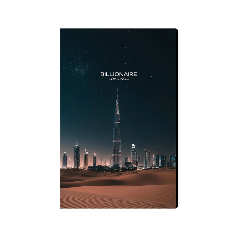 تابلو شاسی عرش مدل فانتزی منظره شهر دبی کد As5118