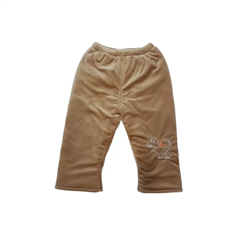 ست کاپشن و شلوار نوزادی طرح دایناسور مدل ASH414