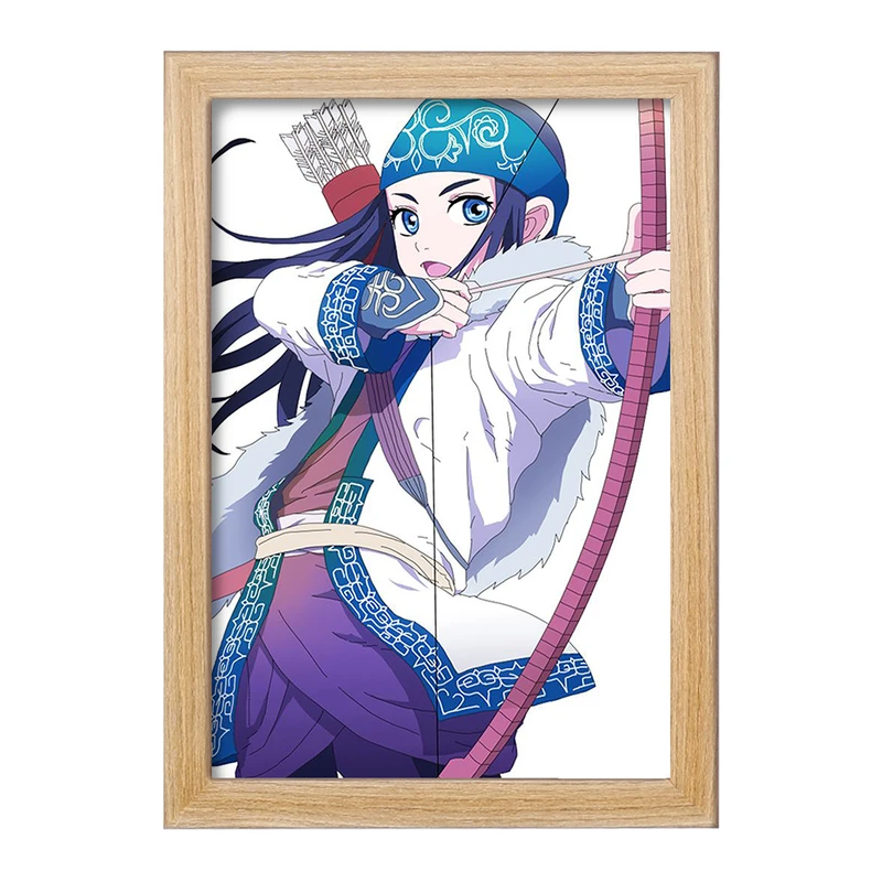 تابلو خندالو مدل اسیرپا انیمه کامویی طلایی Golden Kamuy کد 23724