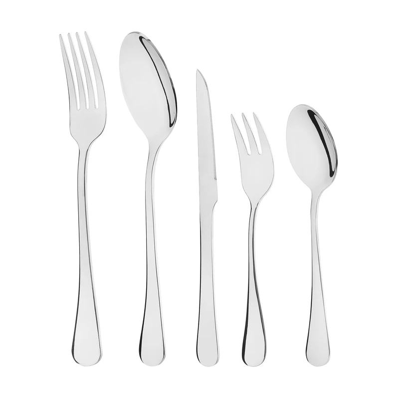 سرویس قاشق و چنگال 5 پارچه تک نفره رزالی مدل زولینگن