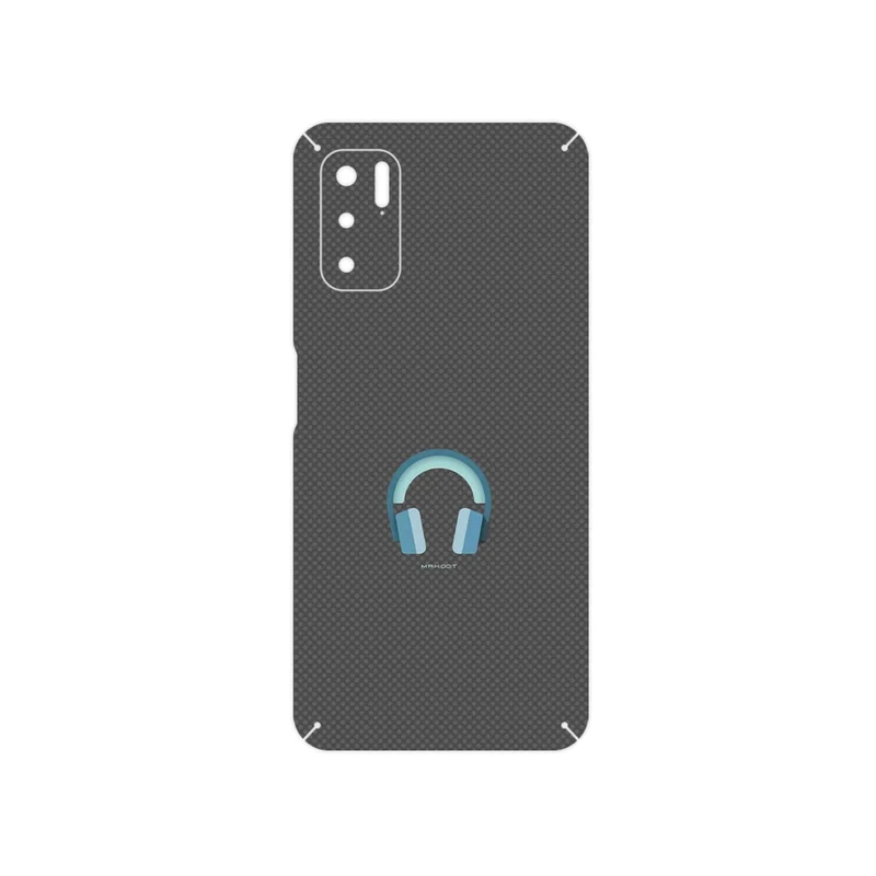 برچسب پوششی ماهوت مدل Minimal Headphone Icon مناسب برای گوشی موبایل شیائومی Redmi Note 10 5G