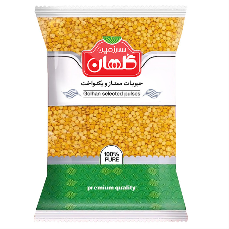 لپه عدس لوبیا قرمز لوبیا چیتی سرزمین گلهان - 800 گرم بسته 4 عددی