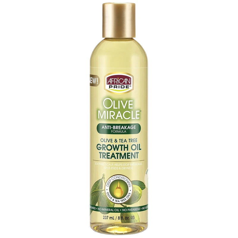 روغن تقویت کننده مو آفریکن پراید مدل ANTI-BREAKAGE مناسب برای موهای خشک و شکننده حجم 237 میلی لیتر