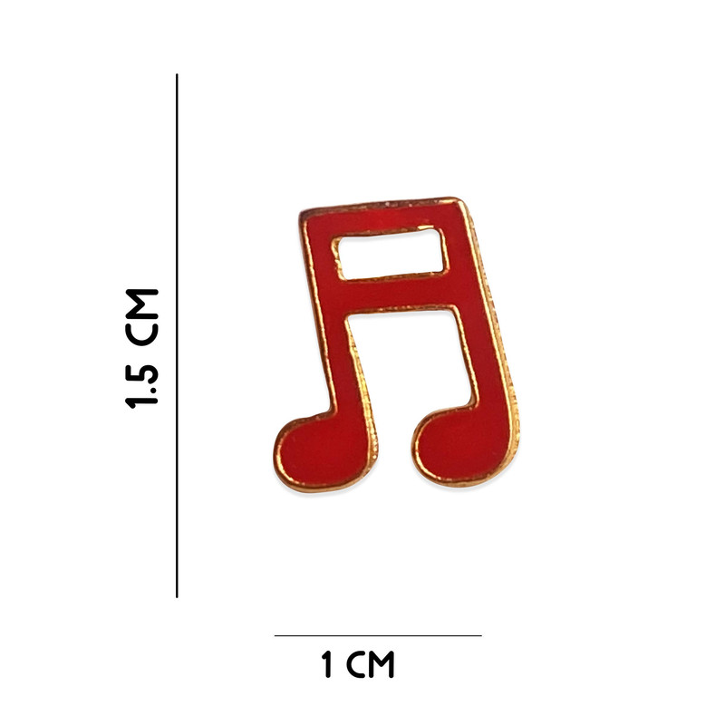 سنجاق سینه دخترانه مدل فلزی طرح ملودی