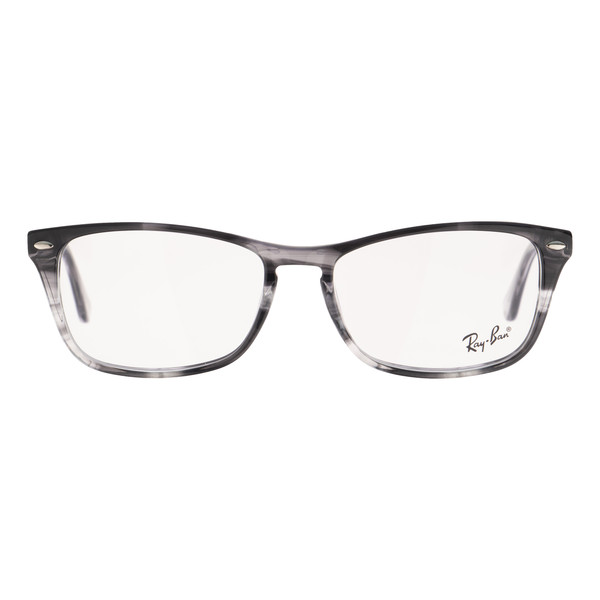 فریم عینک طبی مستطیلی ری بن مدل 0RB5228M-F-8055 مناسب برای صورت گرد، قلب، مثلث و بیضی