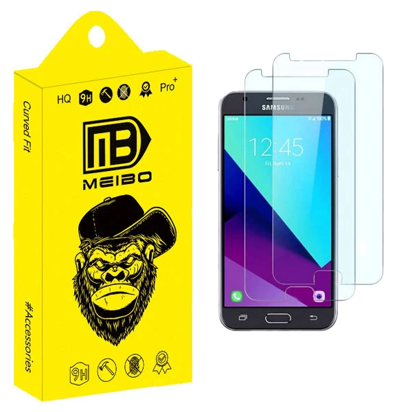 محافظ صفحه نمایش شیشه ای میبو مدل Titan Shield مناسب برای گوشی موبایل سامسونگ Galaxy J4 2018 بسته دو عددی
