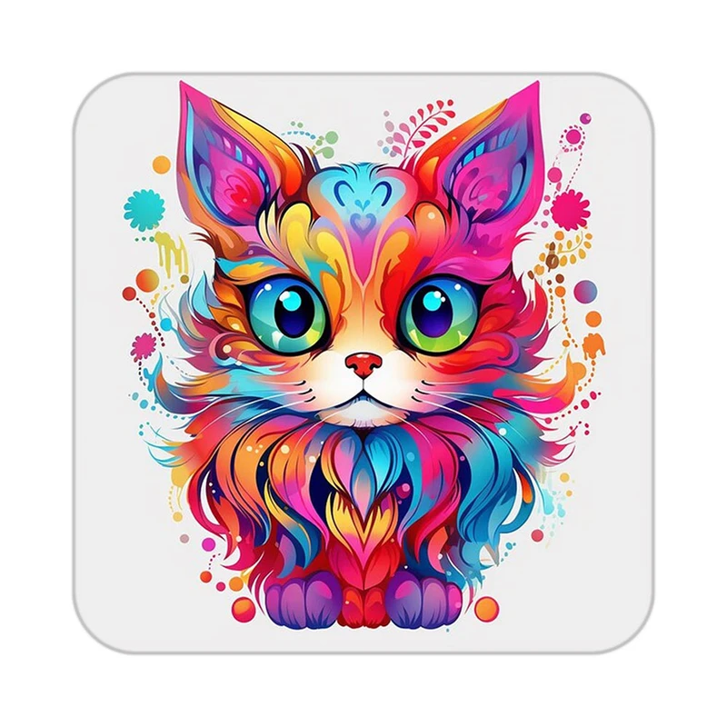 زیر لیوانی کاکتی طرح حیوانات رنگی مدل mp26533