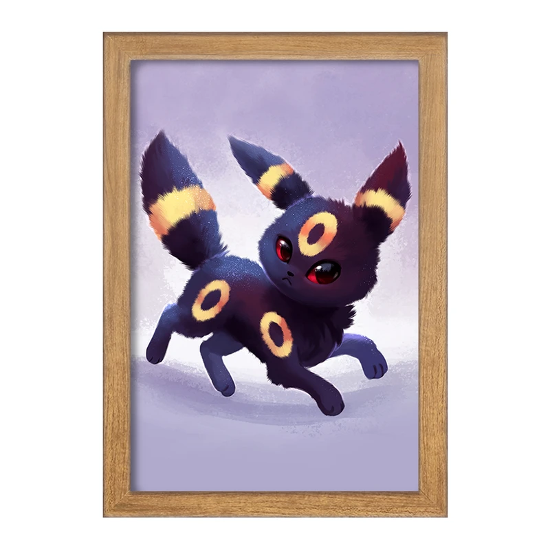 تابلو خندالو مدل امبرون انیمه پوکمون  کد 17308