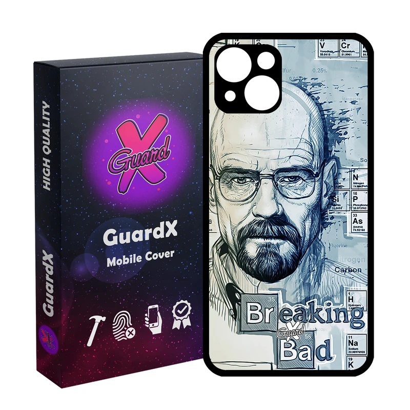 کاور گارد ایکس طرح Breaking Bad مدل Glass10202 مناسب برای گوشی موبایل اپل iPhone 13