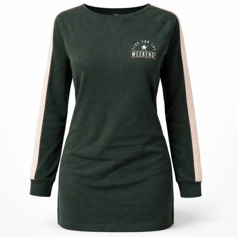 تونیک آستین بلند زنانه اسمارا مدل داخل کرکی کد 50001