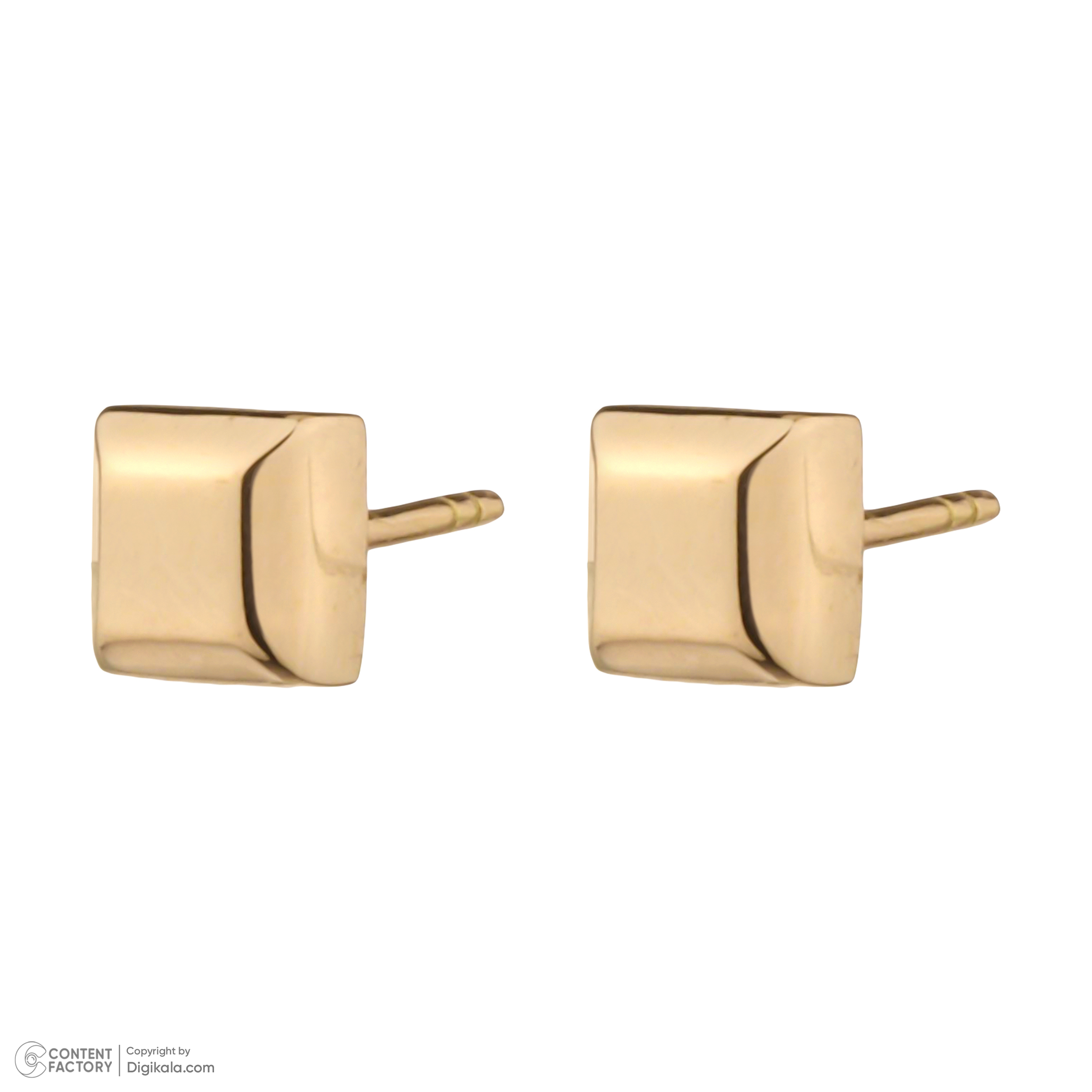 گوشواره طلا 18 عیار زنانه طلای مستجابی مدل 10127