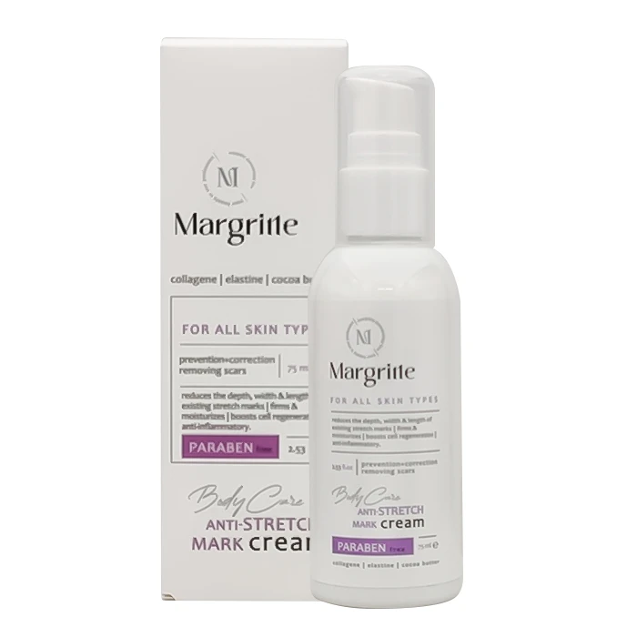 عکس شماره 2 : کرم رفع ترک بدن مارگریت مدل کلاژن الاستین حجم 75 میلی لیتر